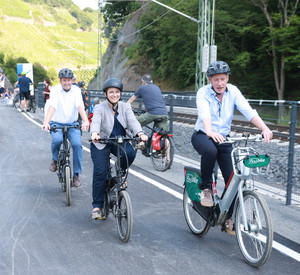 Freigabe des Ahr-Radweges in Walporzheim